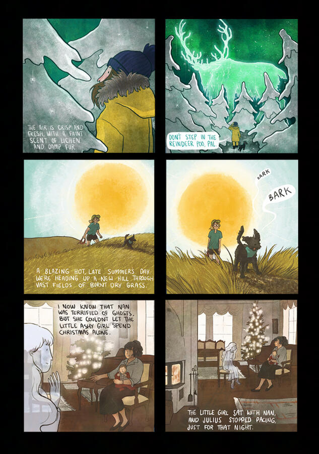 Savukoski, L. (2021). Hauntings [Digital]. Comic panels.