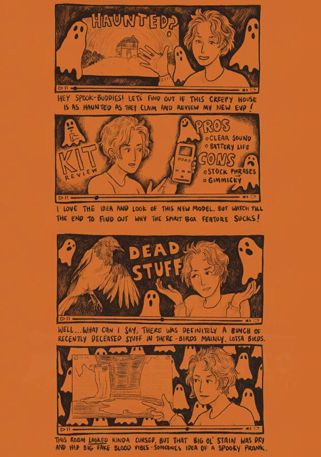 Savukoski, L. (2022). Dingus: Spookvid [Digital]. Comic panels.