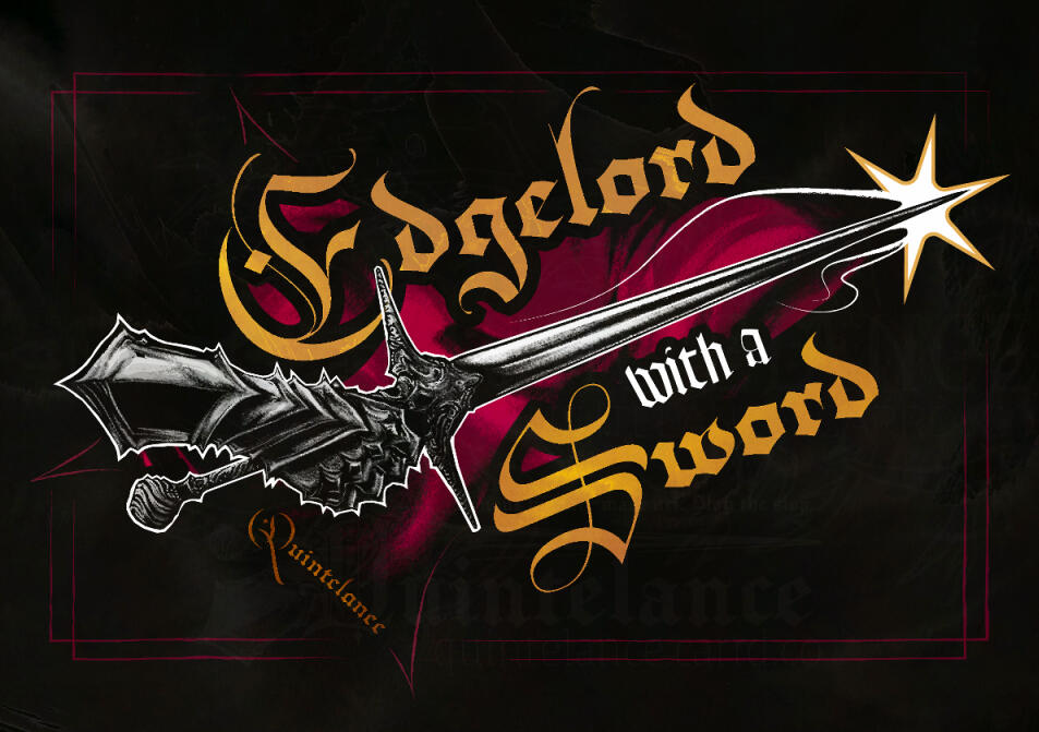 Savukoski, L. (2026). Edgelord with a Sword. [Digital]. Print design.