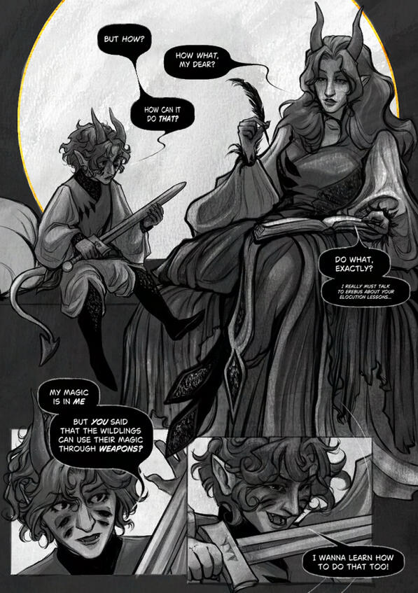 Savukoski, L. (2025). Per Aspera - chapter 1 [Digital]. Comic page.