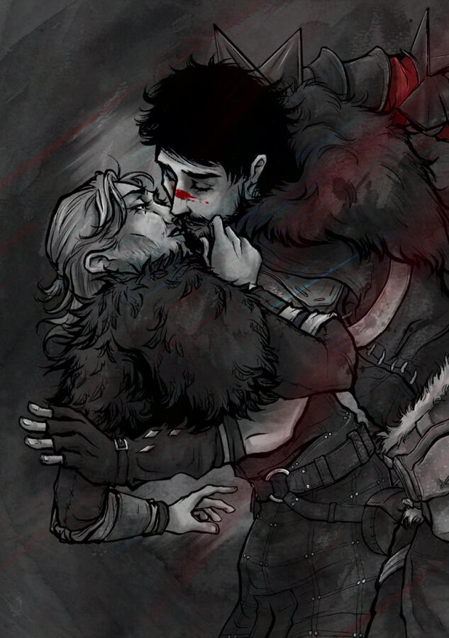 Savukoski, L. (2025). Dragon Age 2: This is the rule I will most cherish breaking. [Digital]. Personal illustration.
